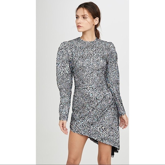 NWT Sandra Mansour
Sequined Velvet Leopard Mini - Picture 4 of 17